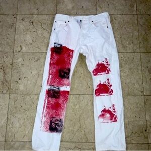 Custom designed Levi jeans